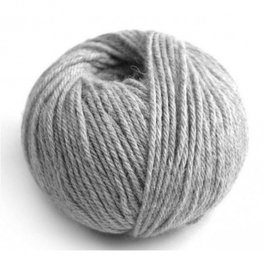 Pebble gray baby alpaca yarn